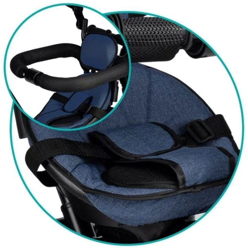 Трехколесный велосипед QKIDS MILA (navy blue): Тормоза Ножной