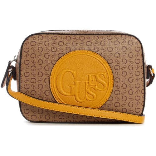 Женская сумка кросс боди GUESS светло-коричневая (190231304982)