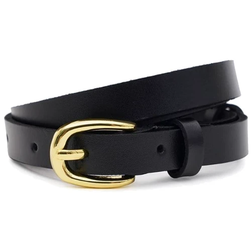 Женский ремень Borsa Leather черный (110v1genw45-black)