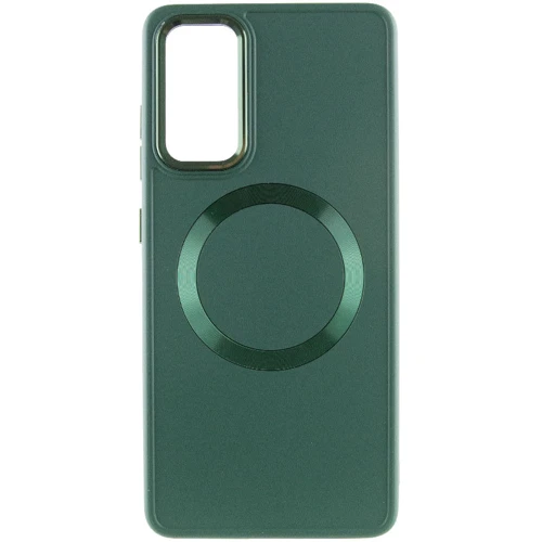 Чехол для телефонов TPU Case Bonbon Metal Style with MagSafe Army Green for Samsung A346 Galaxy A34 5G