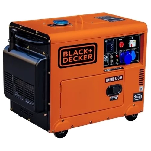 Генератор дизельный BLACK&DECKER BXGND5300E: Тип электростанции дизельный