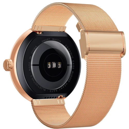 Смарт-часы Forever Forevive 5 SB-365 Rose Gold + ремешок: Материал корпуса нержавеющая сталь