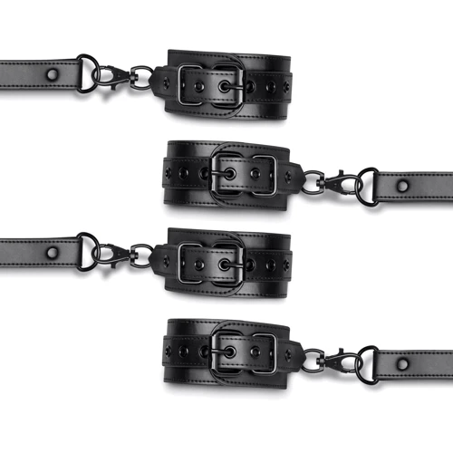 Фиксатор для рук и ног Bedroom Fantasies Hogtie & Cuffs Set 4-Way Restrant Set