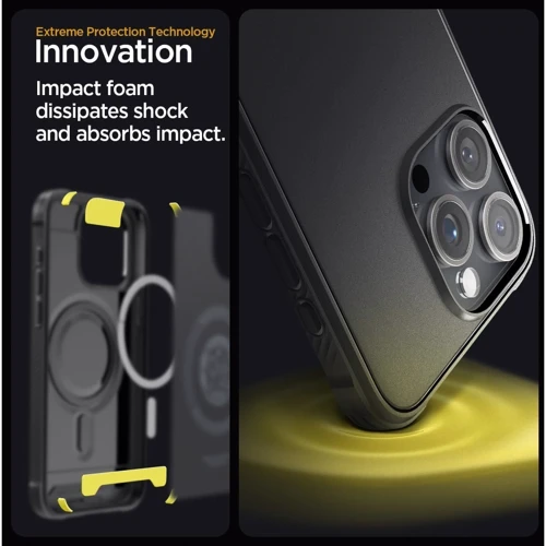 Чехол для iPhone Spigen Rugged Armor MagFit Matte Black (ACS06561) for iPhone 15 Pro Max: Тип чехла накладка на заднюю часть