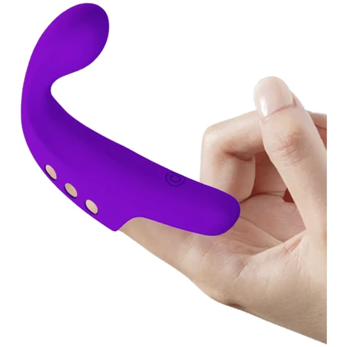 Вибронасадка на палец LYBAILE Pretty Love - Fingering Vibrator Gorgon Purple (BI-210298-1)