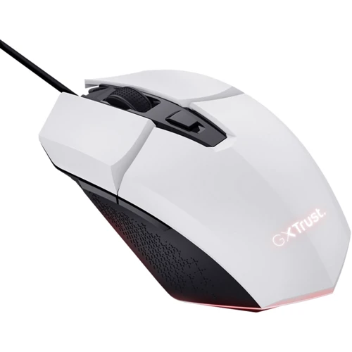 Мышь Trust GXT 109 Felox RGB White (25066): Интерфейс подключения USB