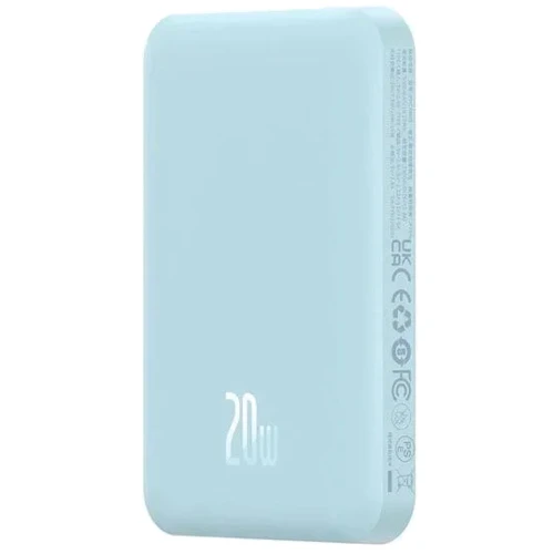 Внешний аккумулятор Baseus Power Bank 5000mAh Magnetic Wireless 20W Blue (P10022107313-00): Кабели/переходники для смартфонов в комплекте USB Type-C