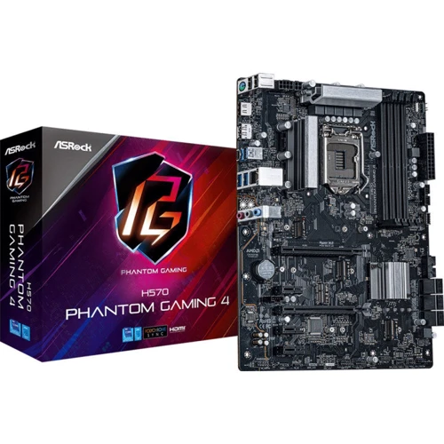 ASROCK H570 Phantom Gaming 4: Оперативна пам'ять 4xDDR4 4800 МГц, до 128 ГБ
