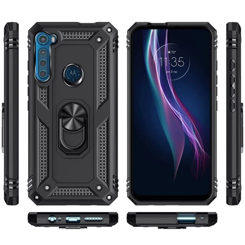 Аксессуар для смартфона BeCover Military Black for Motorola One Fusion+ (705962): Материал TPU (термополиуретан) и пластик