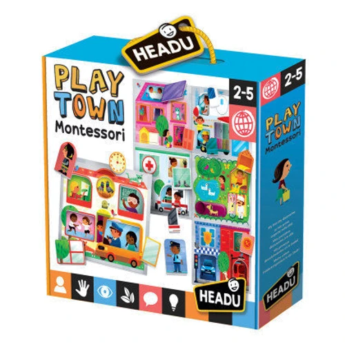 Игра Монтессори Headu Мой город и его жители (MU23615)