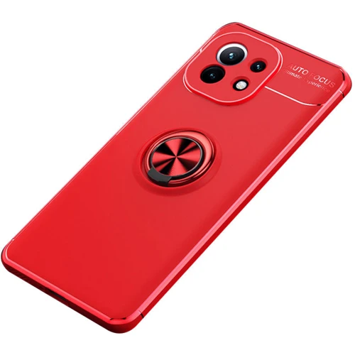 

Tpu Case Tpu Pc Deen ColorRing Magnetic Holder Red for Xiaomi Mi 11