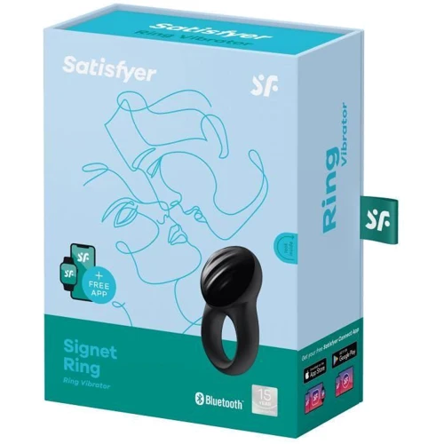 Эрекционное смарт виброкольцо Satisfyer Signet Ring