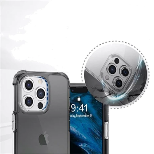 Чохол для iPhone BeCover TPU Case Anti-Shock Grey для iPhone 13 Pro (707348): Матеріали Силикон