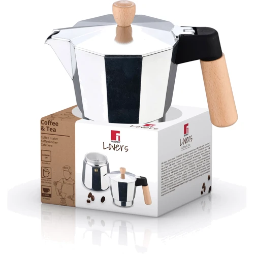 Кавоварка гейзерна Bergner Coffee & tea lovers 300 мл (BG-38197-MM): Матеріал Алюминий