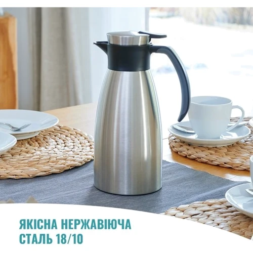 Термос Tefal Термокувшин Soft Grip 1.5 л чорный (K3043214)