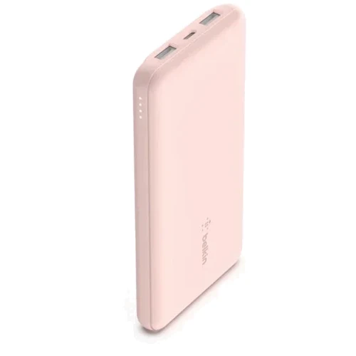 Внешний аккумулятор Belkin Power Bank 10000mAh 15W Pink (BPB011BTRG): Емкость батареи, мАч 10000