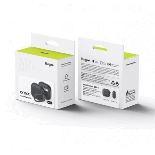 Чехол для наушников Ringke Onyx Black (RCA4984) for Apple AirPods 3 фото 3