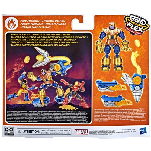 Фігурка HASBRO AVN Месники місія Avengers Bend and flex Танос (F5866/F5869): Стать Унисекс