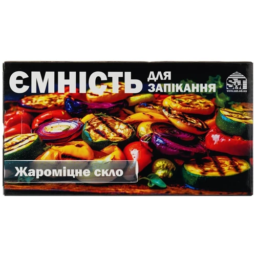 Ємність для запікання S&T 27х14х7 см (50012-01): Форма прямоугольная
