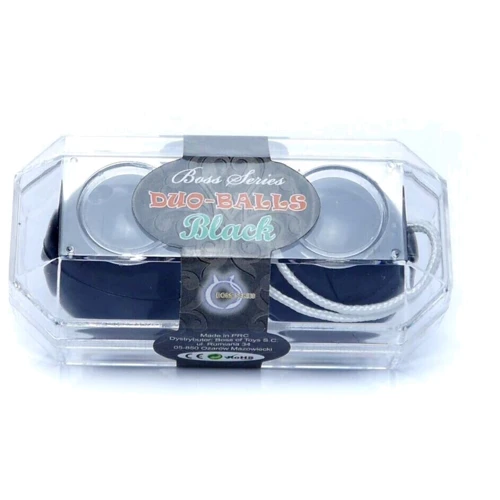 Вагинальные шарики Duo balls Black, BS6700026