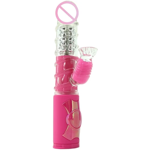 Вибратор кролик 3 скорости ротации Rabbit Vibe Love Me Dreamy, 11.4x3.3 см, розовый