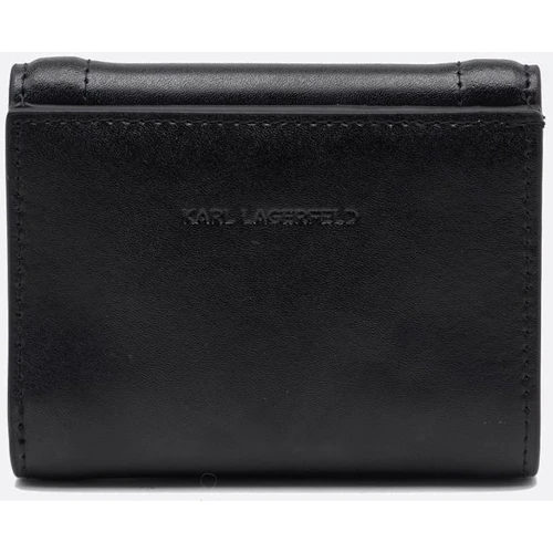 Жіночий гаманець Karl Lagerfeld K/SADDLE MD BIFOLD WALLET чорний (225W3234-999): Тип Кошельки
