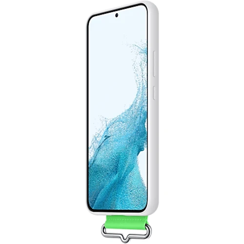 Чохол для телефона Samsung Silicone with Strap Cover White (EF-GS906TWEGRU) для Samsung S906 Galaxy S22+: Матеріал силікон
