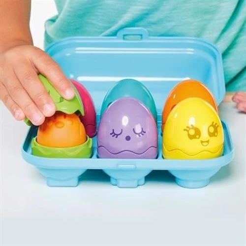 Сортер Toomies Яйца в голубом лотке 6 шт. (E73560)