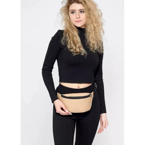 Женская поясная сумка Sambag Tirso MSH бежевая (80111026)