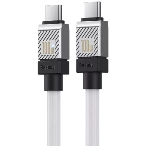 Кабель Baseus Cable USB-C to USB-C CoolPlay Series 100W 2m White (CAKW000302): Длина 2 м