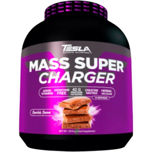 Гейнер Tesla Nutrition Mass Super Charger 2270 g / 15 servings / Chocolate