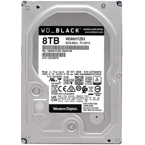 Внутренний жесткий диск WD BLACK 3.5" Gaming 4TB (WD4006FZBX): Тип подключения SATA 3