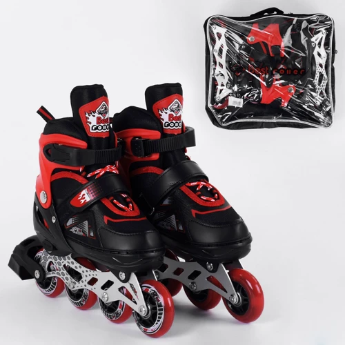 Роликові ковзани Best Roller Red-Black (98927): Колір красный