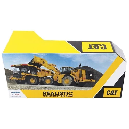 Колесный погрузчик Funrise CAT Future Force со светом и звуком 28 см (82379)