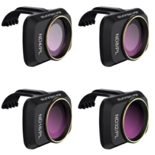 Нейтрально-поляризационные фильтры Sunnylife ND4/PL, ND8/PL, ND16/PL, ND32/PL для DJI Mavic Mini/Mini 2/Mini SE