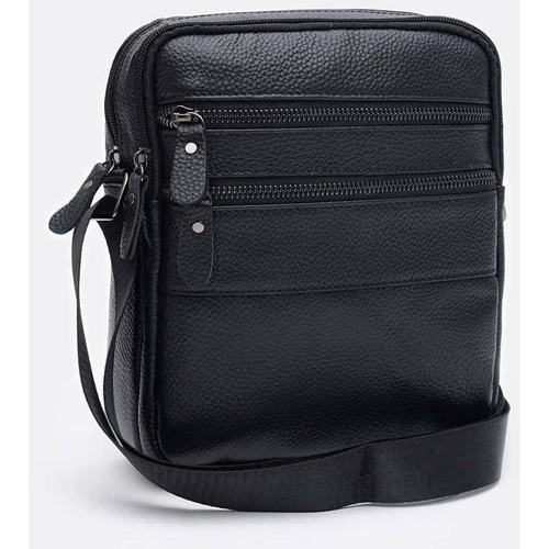 Чоловіча сумка через плече чорна Keizer (K1125bl-black): Стать Мужской