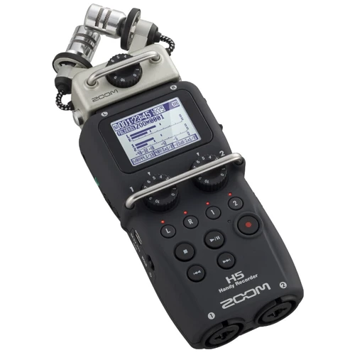 Цифровой диктофон ZOOM H5 (282031): Поддержка форматов записи MP3/WAV