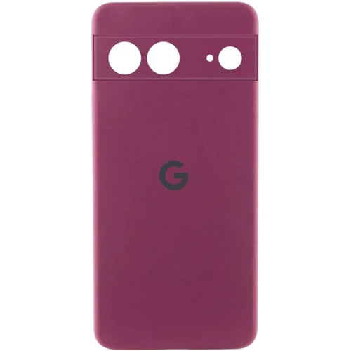 Чехол для телефонов Lakshmi Premium Silicone Case with Logo Full Camera Plum for Google Pixel 7