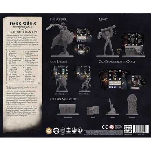 Настольная игра Steamforged Games Ltd Dark Souls: The Board Game - Explorers Expansion Исследователи фото 10