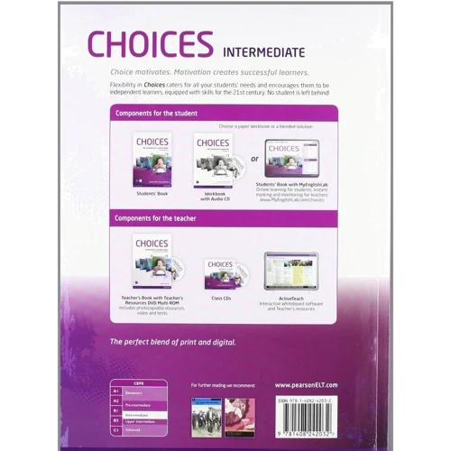 Choices Intermediate SB (учебник для учеников и студентов 4901990000): Обложка Мягкая