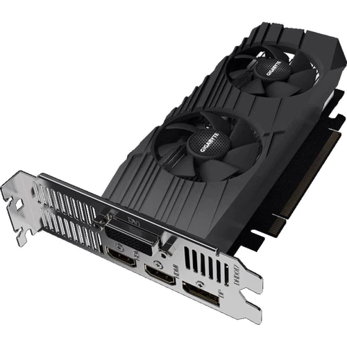 Видеокарта GIGABYTE GeForce GTX1650 4096Mb OC LP D6 (GV-N1656OC-4GL): Разрядность шины памяти, бит 128