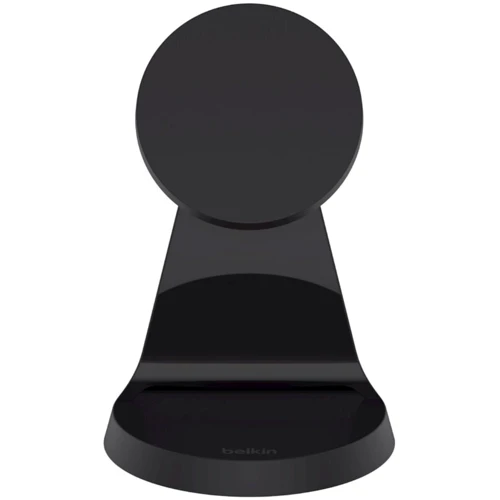 Зарядний пристрій Belkin Wireless Charger Stand MagSafe (W/O TA) 10W Black (WIB003BTBK) для iPhone 16 I 15 I 14 I 13 I 12 series: Особливості MagSafe