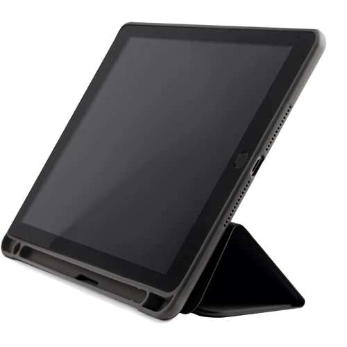 Аксессуар для iPad Cutana Smart Case with Pencil Holder Black for iPad Air 13 (2024 / 2025): Особенности Надежная защита от царапин и загрязнений, Стильный дизайн, трансформируется в подставку, Удобно держать в руке, держатель для стилуса