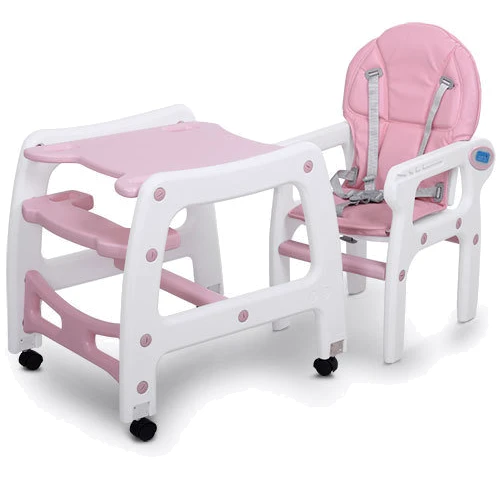 Стульчик для кормления Bambi M 1563-8-1 (pink): Тип Стульчик-трансформер