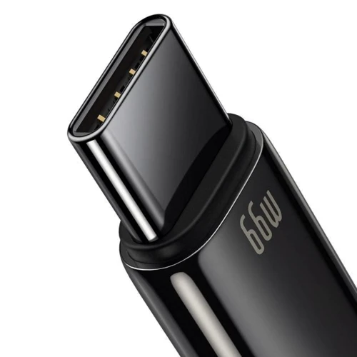 Кабель Baseus USB Cable to USB-C Tungsten 66W 1m Black (CATWJ-B01) фото 3