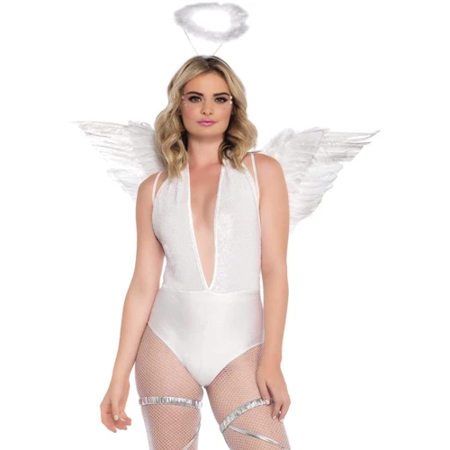 Набор аксессуаров ангела Leg Avenue Angel Accessory Kit White