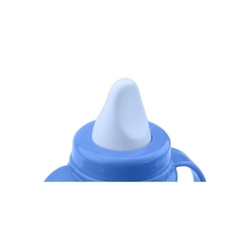 Поїльник Nuvita Тренувальна чашка 6м + 250мл. c м'яким носиком Синя (NV1440Blue): Матеріал пластик