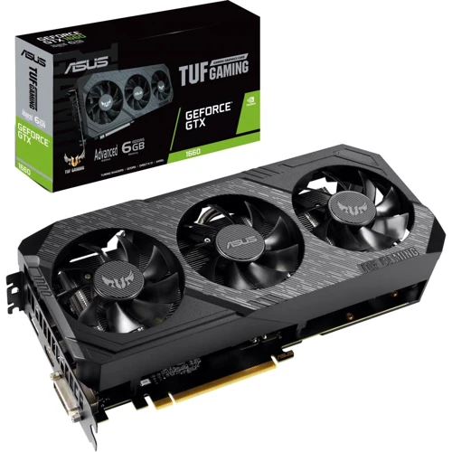 Видеокарта ASUS GeForce GTX1660 6144Mb TUF3 Advanced GAMING (TUF3-GTX1660-A6G-GAMING)