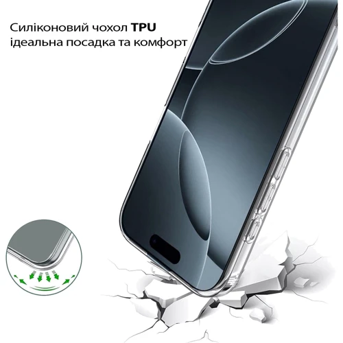 Чехол для iPhone BeCover TPU Case Transparancy for iPhone 17 (713757)