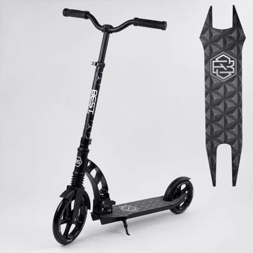 Самокат алюминиевый Best Scooter серый (47351)